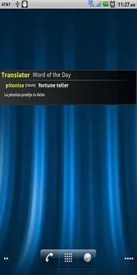 Talking Translator/Dictionary android App screenshot 0